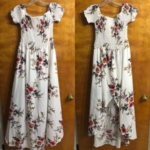 Floral OTS Dress